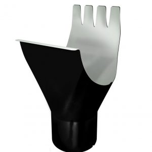 Воронка Optima 125/90мм RAL 9005 черный