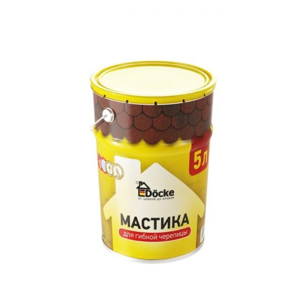 Мастика для гибкой черепицы 5,1 кг (5 л)